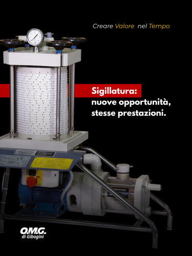 Pompe filtro OMG: una nuova sfida - sigillatura